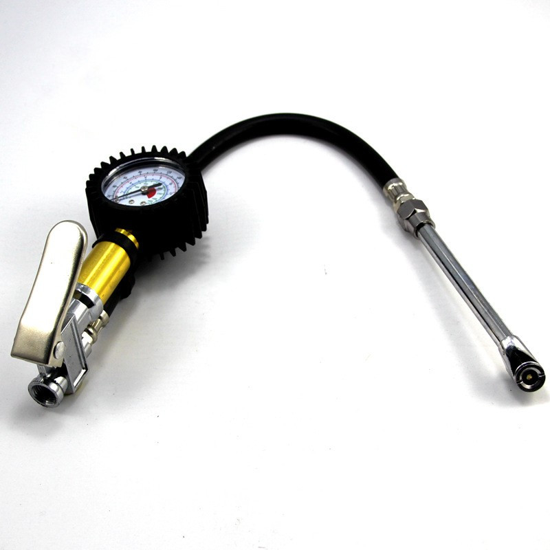Padangų slėgio pistoletas Automobilinis oro padangų slėgio pistoletas Rankinis padangos pripūtimas su matuokliu, didelio tikslumo, geros kokybės