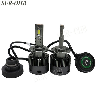 Φως LED D2S D2R 35W ανά λάμπα 6000K Λευκό αυτοκίνητο Λάμπα προβολέα Xenon Docking HID Ballast Luminous Flux 30000hr Άμεση αντικατάσταση