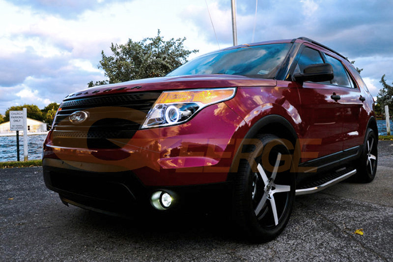 Pentru Ford Explorer 2011 2012 2013 2014 2015 Kit COB Led Ultra Luminos Ochi de Înger Inele Halo Accesorii Refit Auto