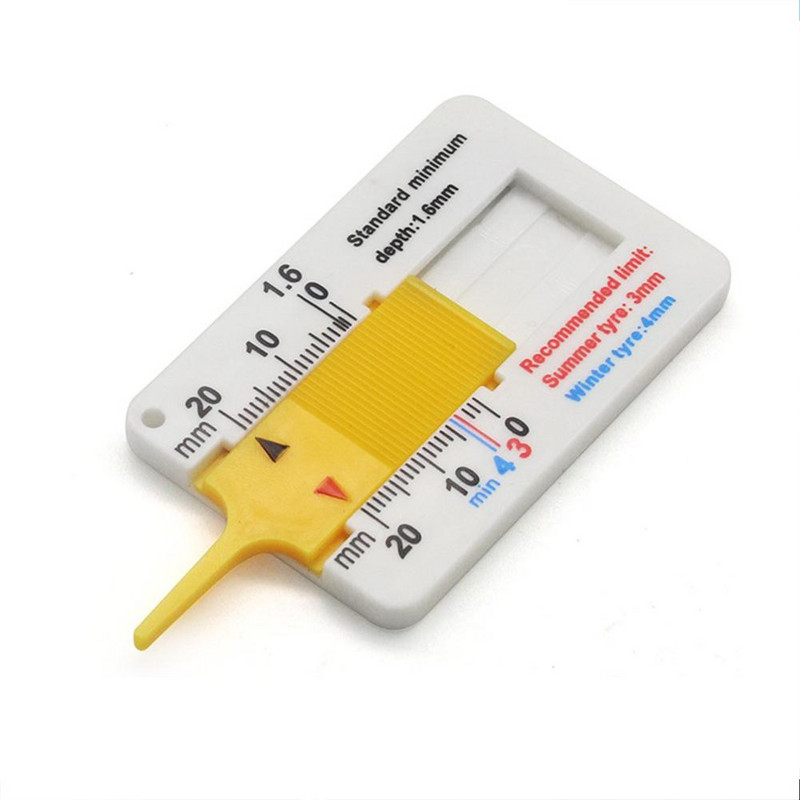 Riglă pentru banda de rulare a anvelopei pentru anvelope Indicator de adâncime a benzii de rulare a anvelopei Caliper de adâncime 0-20 mm