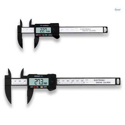 Ψηφιακό ηλεκτρονικό μετρητή LCD 150 mm 100 mm Χάρακας δαγκάνα βερνιέ από ανοξείδωτο χάλυβα