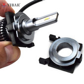 1vnt H7 priekinių žibintų LED adapterio bazė varikliams tolimosios šviesos H7 lemputės laikiklis, skirtas Ford Focus Fiesta Mondeo artimųjų šviesų šviesai