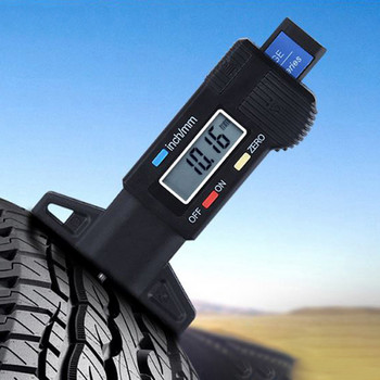 Цифров уред за измерване на дълбочината на протектора на гумите за автомобилни гуми Измервателен инструмент Шублер Измерватели на дебелината Система за наблюдение на протектора