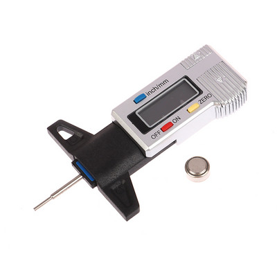 Skaitmeninės automobilių padangos padangos protektoriaus gylio matuoklio matavimo įrankis, apkabos storio matuokliai protektoriaus stebėjimo sistema