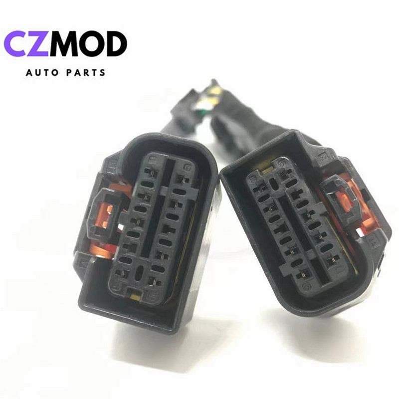 CZMOD automobilio priekinių žibintų modifikacijos atnaujinimas specialus laidų adapterio laidas, skirtas 17-21 Peugeot 5008 nuo LED iki LED Plug and Play
