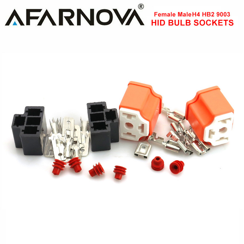 H4 9003 HB2 keraminis moteriškas lizdo adapterio lemputės laikiklis vyriškas priekinių žibintų jungtis H1 H7 H8 H11 9005 9006 lempos kištukas HID AMP gnybtas