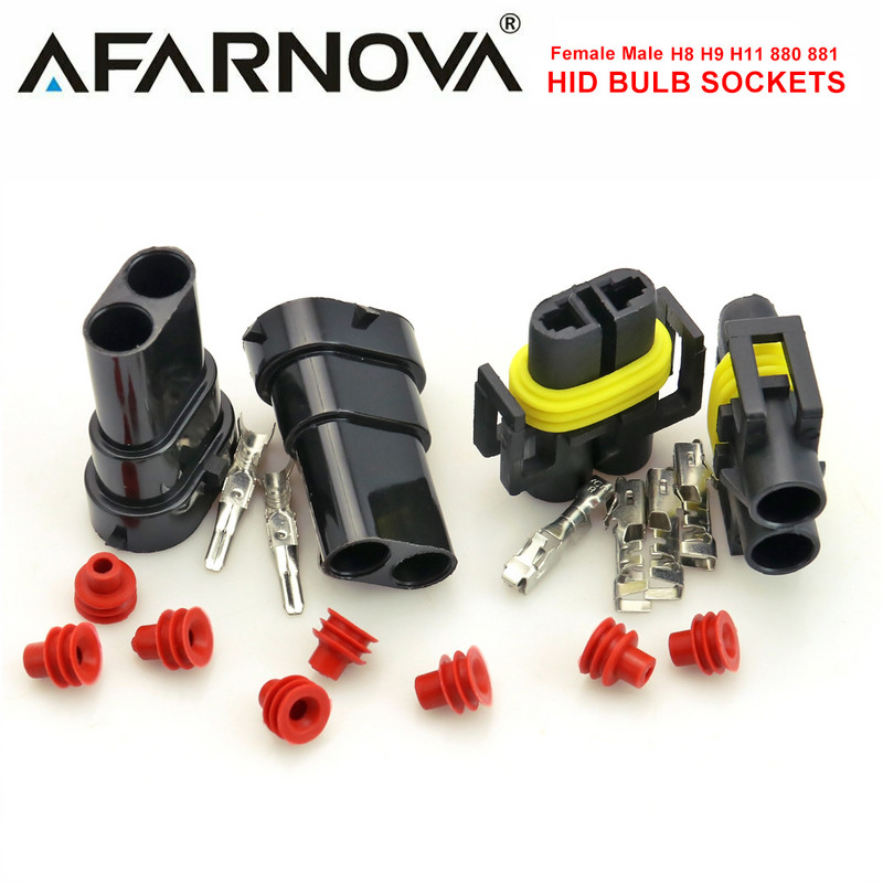 H4 9003 HB2 keraminis moteriškas lizdo adapterio lemputės laikiklis vyriškas priekinių žibintų jungtis H1 H7 H8 H11 9005 9006 lempos kištukas HID AMP gnybtas