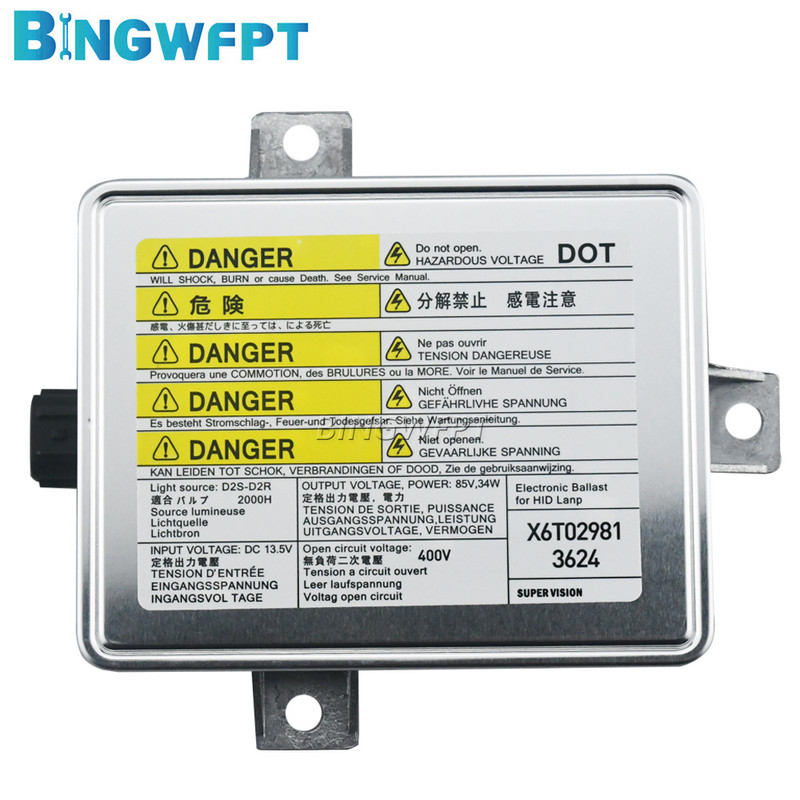 NAUJAS 35W D2S D2R X6T02981 X6T02971 skirtas Honda Acura Mazda 3 HID Xenon priekinių žibintų balasto kompiuterio valdymo bloko uždegimo dalis