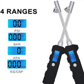 Automobilski digitalni mjerač tlaka u gumama LCD zaslon za kamione, motocikle, kotače kotača za gume, tlak zraka u gumama, tester, alat za praćenje
