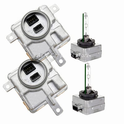 2x нови OEM за Audi VW ксенонови баласти с HID D3S крушки N10721805 Комплект контролен блок 8K0.941.597 E