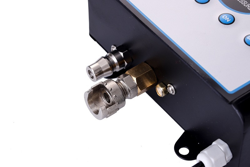 Skaitmeninis padangų slėgio ekvalaizeris, automatinis padangų pripūtimas su 5M vamzdžiu, visiškai rankiniu pripūtimo pistoleto oro matuokliu remonto dirbtuvėms