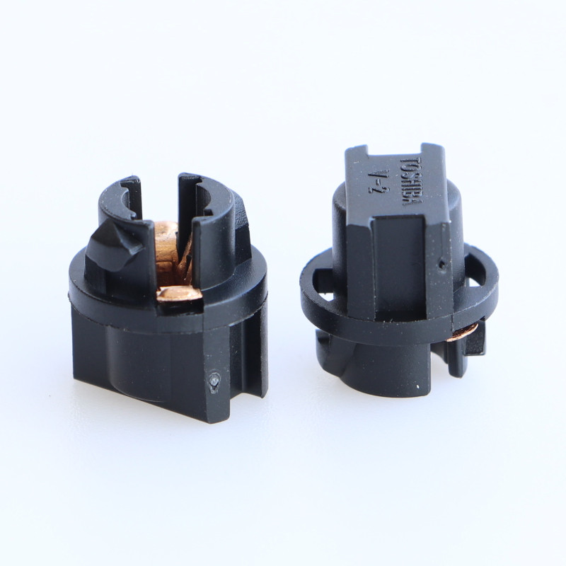 Baza becului T5 Soclu de blocare prin răsucire, neagră, pentru accesorii pentru iluminarea instrumentului de bord al mașinii