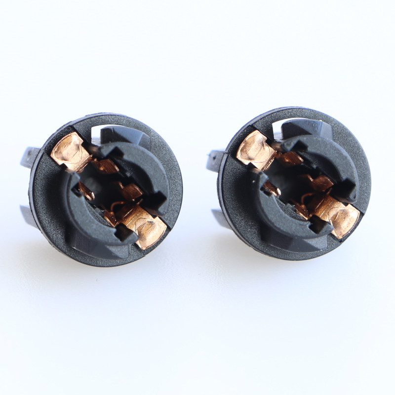 Baza becului T5 Soclu de blocare prin răsucire, neagră, pentru accesorii pentru iluminarea instrumentului de bord al mașinii