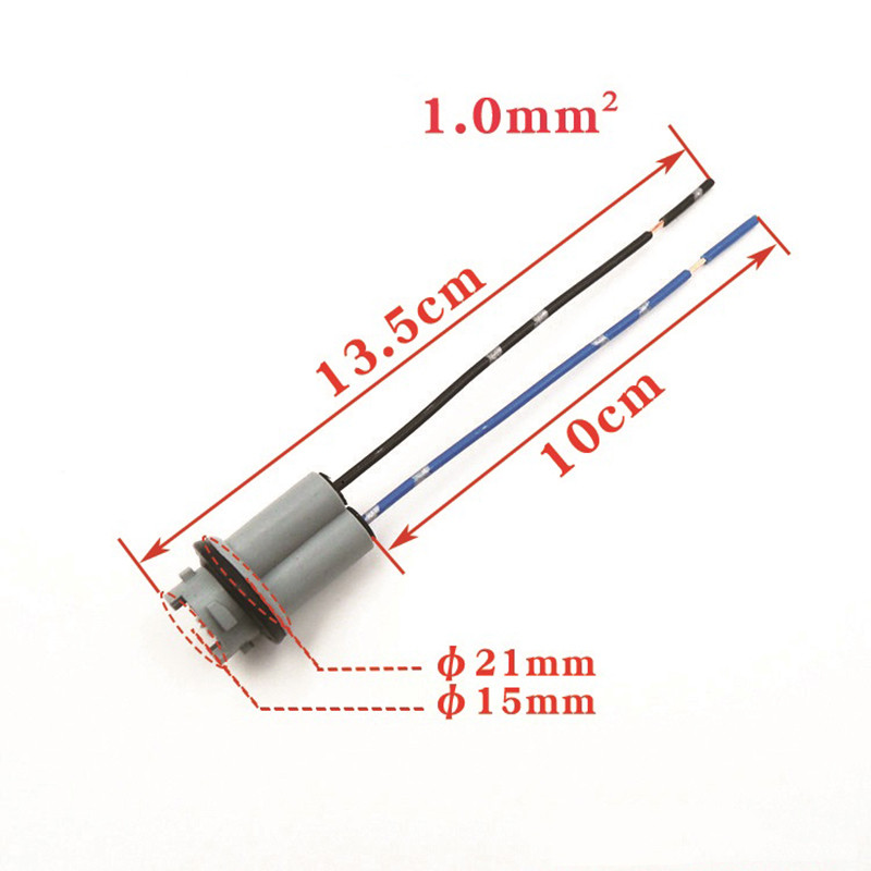 2 vnt. T10 T15 automobilio lempos laikiklis Led lemputės pagrindo adapteris, skirtas transporto priemonės laisvos vietos prietaiso posūkio signalo lemputės lizdo priedams