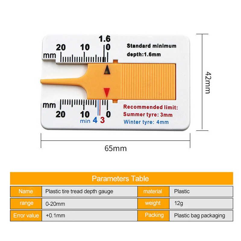 Βυθόμετρο ελαστικού αυτοκινήτου Χάρακας πέλματος 0-20 MM Μετρητής βάθους πέλματος ελαστικού Vernier Μετρητής πάχους ελαστικού αυτοκινήτου μοτοσικλέτας