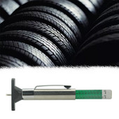 Pix de măsurare a anvelopelor auto, cu coduri de culori, instrument universal de măsurare a adâncimii benzii de rulare a anvelopei, instrument de măsurare a adâncimii cilindric de 25 mm