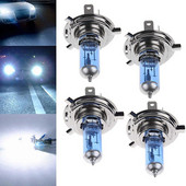 2 buc. becuri faruri auto H1/H4/H7 55W/100W Xenon far cu halogen cu gaz Lămpi albe 12V 5000K Becuri Accesorii auto Exterior