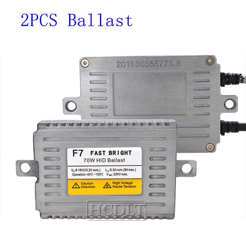 HCDLT New F7 70W DLT HID Slim Ballast AC 12V Car Light Xenon Bloc de aprindere Reactor pentru mașină Retrofit 70W HID Kit bec far