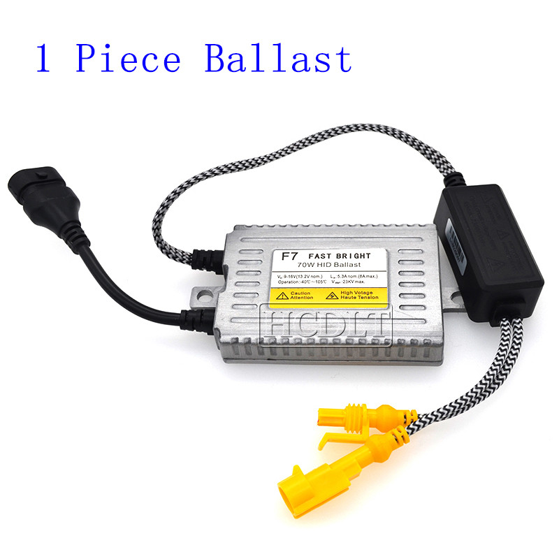 HCDLT New F7 70W DLT HID Slim Ballast AC 12V Car Light Xenon Bloc de aprindere Reactor pentru mașină Retrofit 70W HID Kit bec far