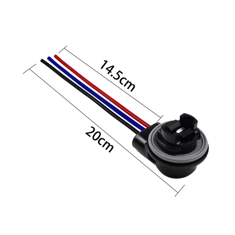 2tk T25 3157 P27/7W kaabli pistik pakend külgvalgusti tagasilülitus lambi adapter pistikupesa hoidik juhtme pistik autotarvikud Dyoung