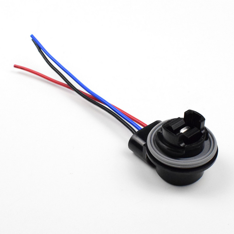 2tk T25 3157 P27/7W kaabli pistik pakend külgvalgusti tagasilülitus lambi adapter pistikupesa hoidik juhtme pistik autotarvikud Dyoung