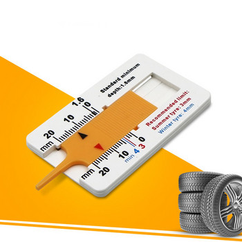 0-20 mm индикатор Преносим SUV автомобилни гуми Дълбокомер на протектора на пластмасови гуми Измерване на канала на протектора Инструмент за поддръжка Аксесоари