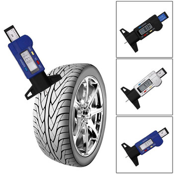 Цифров уред за измерване на дълбочината на протектора на гумите на автомобилни гуми Измервателен инструмент за автоматично откриване на износването на гумите Дебеломер на шублер Система за наблюдение