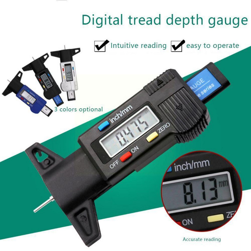 Digital anvelopei de rulare a anvelopei Indicator de adâncime a anvelopei Instrument de măsurare Instrument de măsurare Sistem de măsurare Placută de frână Pantofi Bandă de rulare Anvelopă Etrier de monitorizare Thic X4X5