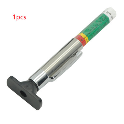 Culoarea anvelopelor de mașină Contor de adâncime a anvelopei Pix de măsurare digital Riglă de model de grosime automată 25 MM Instrument de măsurare a marcajului benzii de rulare