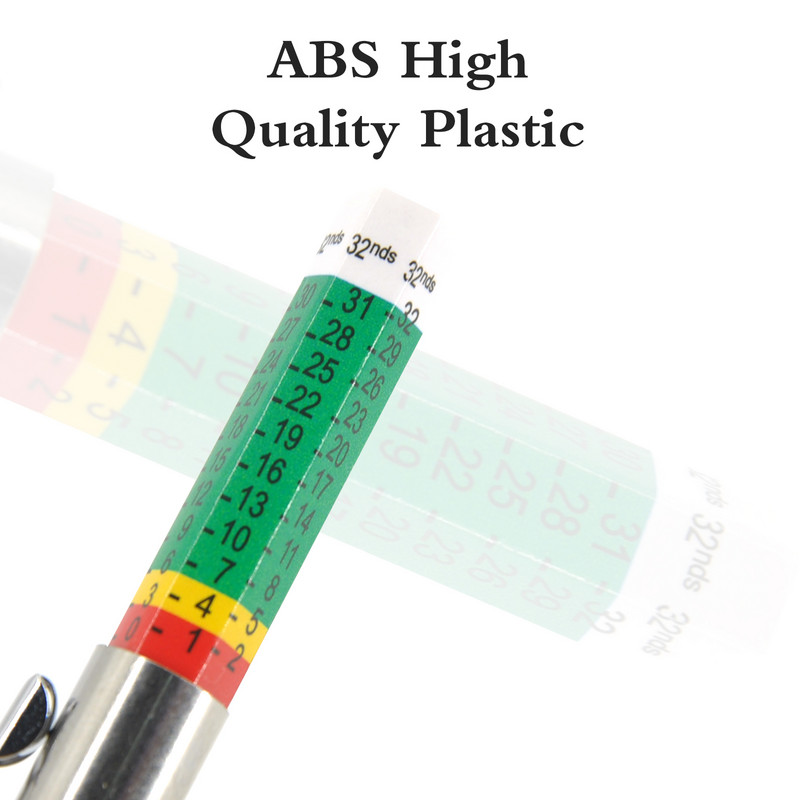 Culoarea anvelopelor de mașină Contor de adâncime a anvelopei Pix de măsurare digital Riglă de model de grosime automată 25 MM Instrument de măsurare a marcajului benzii de rulare