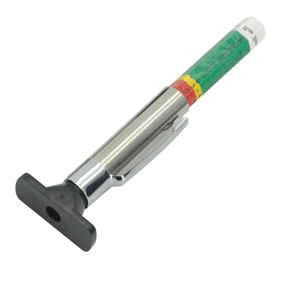 25 mm automašīnas riepu mērīšanas pildspalva riepas protektora raksta dziļuma biezuma mērītājs priekš Audi BMW Toyota Volvo VW Citroen Peugeot Renault