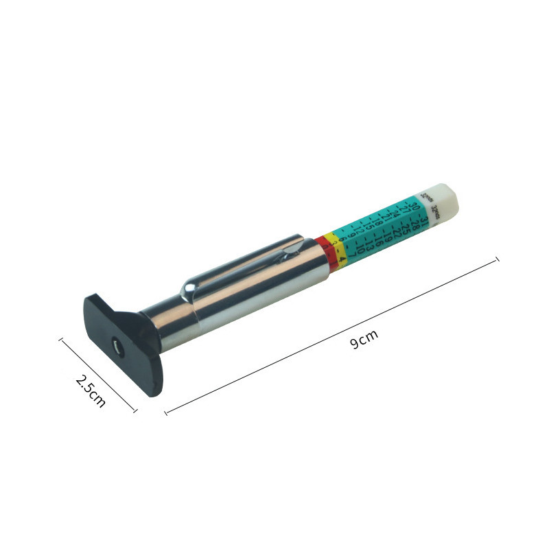 Επισκευή χάρακα βάθους πέλματος ελαστικών αυτοκινήτου 25 mm Εργαλεία επιθεώρησης Μοτίβο βάθους πέλματος ελαστικών Αξεσουάρ Auto Repair στυλό μέτρησης βάθους