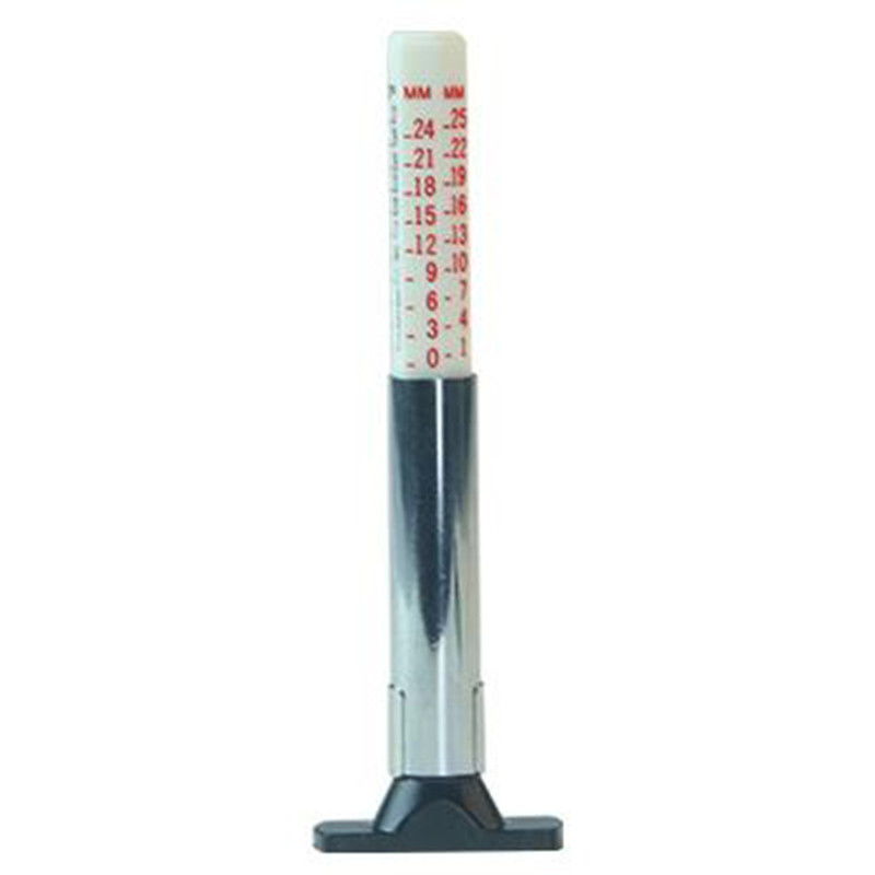 Επισκευή χάρακα βάθους πέλματος ελαστικών αυτοκινήτου 25 mm Εργαλεία επιθεώρησης Μοτίβο βάθους πέλματος ελαστικών Αξεσουάρ Auto Repair στυλό μέτρησης βάθους