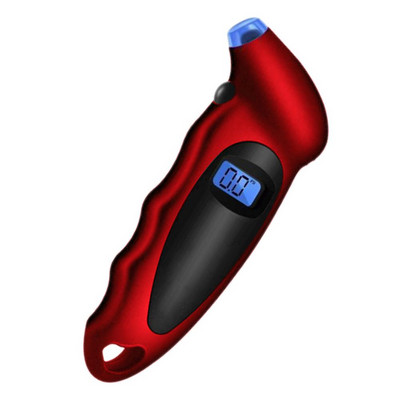 Ψηφιακός μετρητής πίεσης αέρα ελαστικών 100 PSL Ελεγκτής βαρόμετρου μανόμετρου οθόνης LCD για αξεσουάρ μοτοσυκλετών φορτηγών αυτοκινήτων