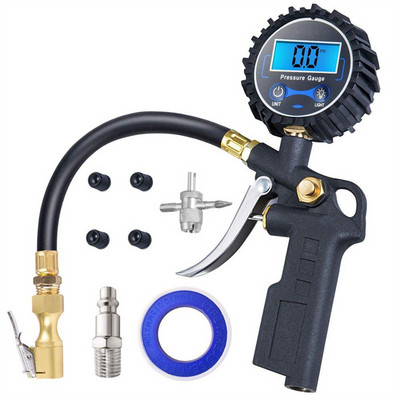 Digital Car Tire Air Pressure Inflator Gauge LED Display High-precision Digital Car Tire Pressure Measuring Instrument