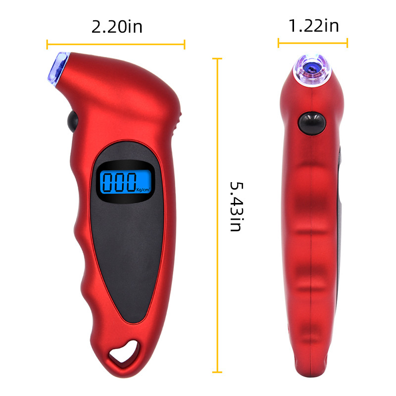 Μετρητής πίεσης ελαστικών Νέο μοντέλο Οπίσθιος φωτισμός Ψηφιακή οθόνη LCD υψηλής ακρίβειας Εργαλεία αυτόματης διάγνωσης