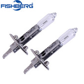 1 pora 12V H1 55W halogeninė lemputė geltona 4300K skaidraus stiklo automobilio priekinis žibintas automatinis halogeninis rūko žibintas Automobilių žibintai