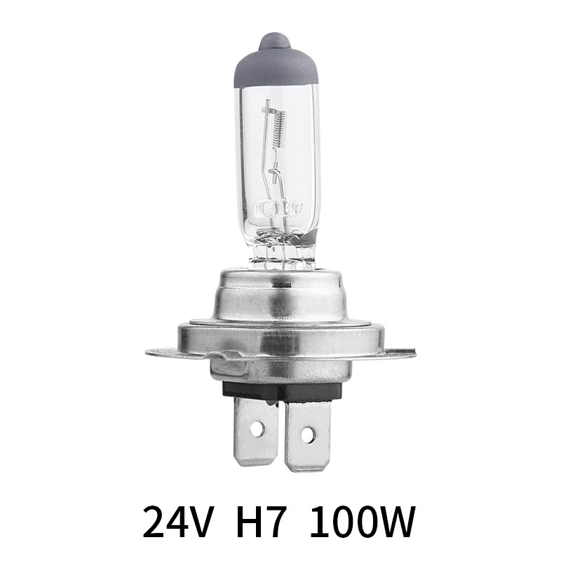 2PC H7 100w 24V Bec cu halogen 4000k H7 px26d Galben soare Lampă de ceață Parcare Lumină clară Stil auto Sursă de lumină Auto