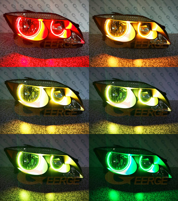 За Scion TC 2005 2006 2007 RF дистанционно Bluetooth-съвместимо APP Многоцветно ултра ярко RGB LED ангелски очи Комплект Halo Rings