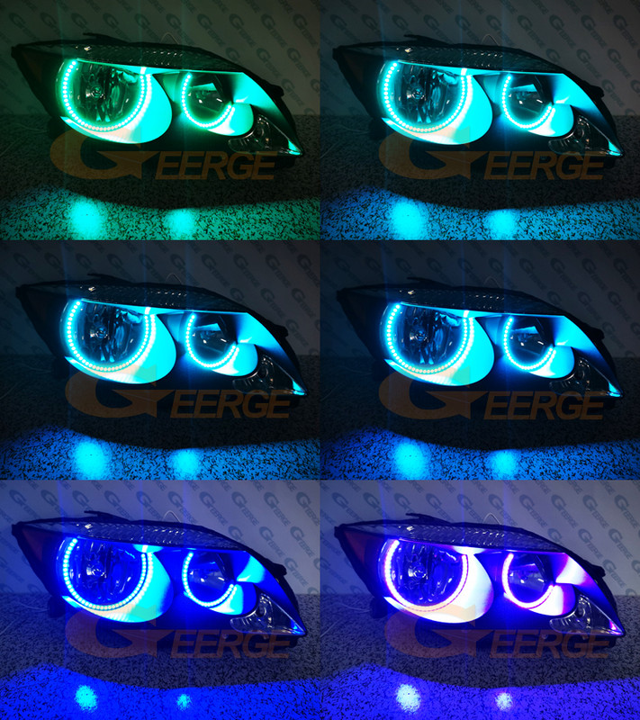 Scion TC 2005 2006 2007 RF Remote Bluetooth-kompatibilis APP többszínű, rendkívül fényes RGB Led Angel Eyes Kit halo gyűrűkhöz