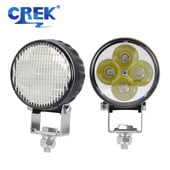 CREK Faruri de ceață pentru mașină de 3 inchi, 12V 24V, far pentru motocicletă, lampă de lucru LED rotundă pentru ATV UAZ Off Road 4x4, camion, barcă, suflantă de zăpadă Niva
