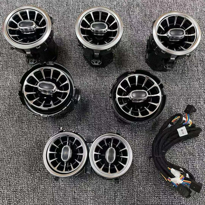 64 Χρώματα Φωτισμός περιβάλλοντος αεραγωγοί LED για Mercedes Benz W177 W118 W247 A/B/CLA/GLA/GLB Κατηγορία αυτοκινήτου Τροποποίηση φωτός νέον εσωτερικού χώρου