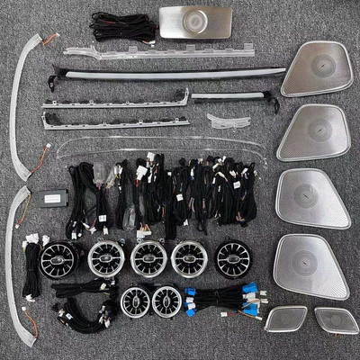 64 Χρώματα Φωτισμός περιβάλλοντος αεραγωγοί LED για Mercedes Benz W177 W118 W247 A/B/CLA/GLA/GLB Κατηγορία αυτοκινήτου Τροποποίηση φωτός νέον εσωτερικού χώρου