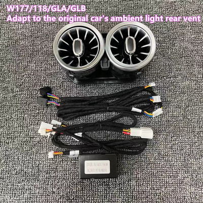 64 Χρώματα Φωτισμός περιβάλλοντος αεραγωγοί LED για Mercedes Benz W177 W118 W247 A/B/CLA/GLA/GLB Κατηγορία αυτοκινήτου Τροποποίηση φωτός νέον εσωτερικού χώρου