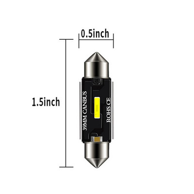 1kom C5W C10W LED žarulje Canbus Festoon-31 MM 36 MM 39 MM 41 MM CSP 1860 NO ERROR Svjetlo za kupolu unutarnjeg automobila Svjetlo za čitanje