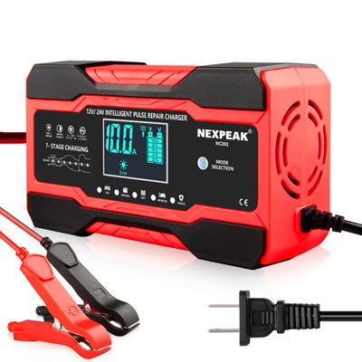 12V 10A auto auto punjač baterija LED zaslon 220V 110V EU US Smart Automotive Truck Motocikl Pulse Auto punjač za olovnu kiselinu