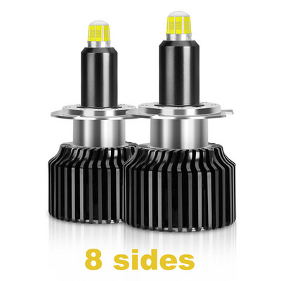 60000LM H7 Jaudīgs Led Mini automašīnas priekšējais lukturis H3 H8 H11 H1 Led spuldzes HB3 9005 HB4 9006 Hir2 9012 CSP 3D 360 Auto Lamp 12V 6000K