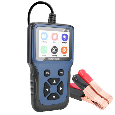 V311B 12V Tester pentru încărcător de baterie de mașină Analizor pentru automobile Instrument de diagnosticare auto Încărcare mașină Cricut Tester de sarcină Instrumente de analiză