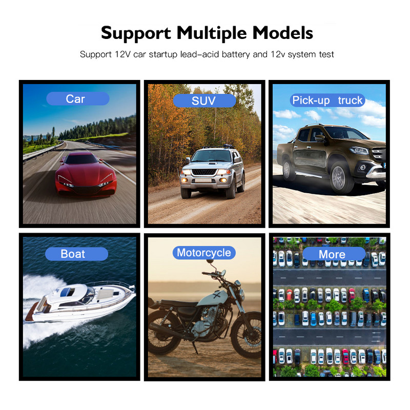 V311B 12V Tester pentru încărcător de baterie de mașină Analizor pentru automobile Instrument de diagnosticare auto Încărcare mașină Cricut Tester de sarcină Instrumente de analiză