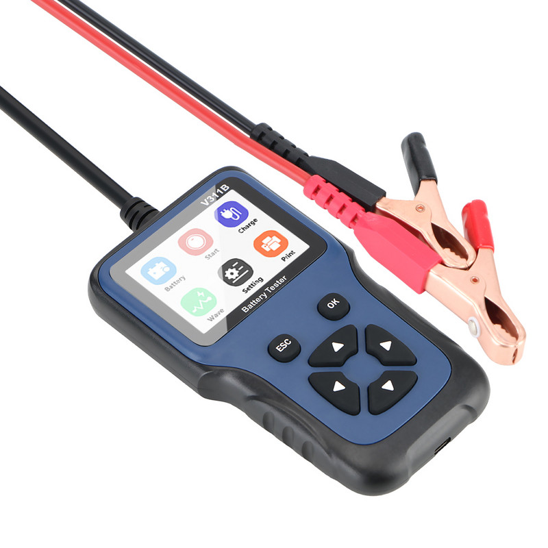 V311B 12V Tester pentru încărcător de baterie de mașină Analizor pentru automobile Instrument de diagnosticare auto Încărcare mașină Cricut Tester de sarcină Instrumente de analiză
